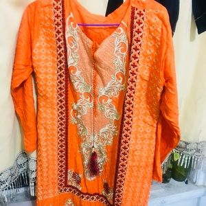 Kurti with beautiful embroidery
